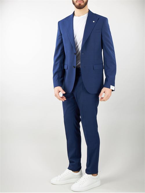 Plaid suit in tone Manuel Ritz MANUEL RITZ | abito en | 3632A332824323688